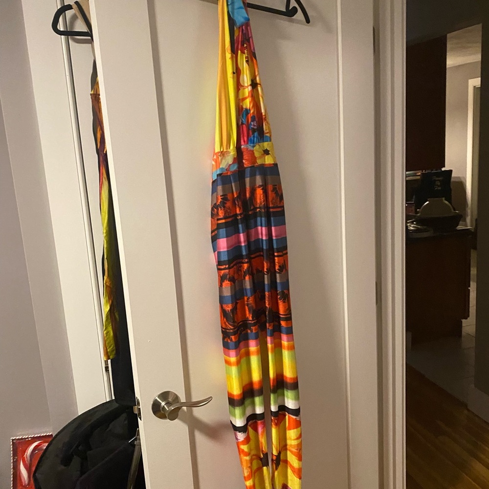 Stretchy colorful jumpsuit